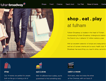Tablet Screenshot of fulhambroadway.co.uk